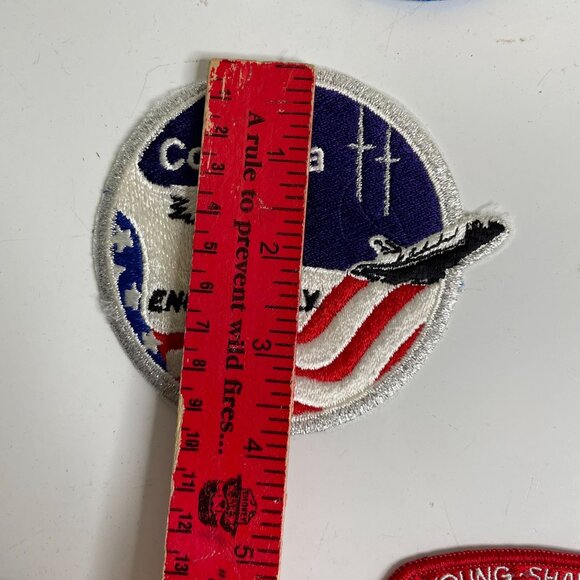 5 Vintage NASA Columbia Space Shuttle Mission Embroidered Patches Young Crippen - Picture 8 of 8